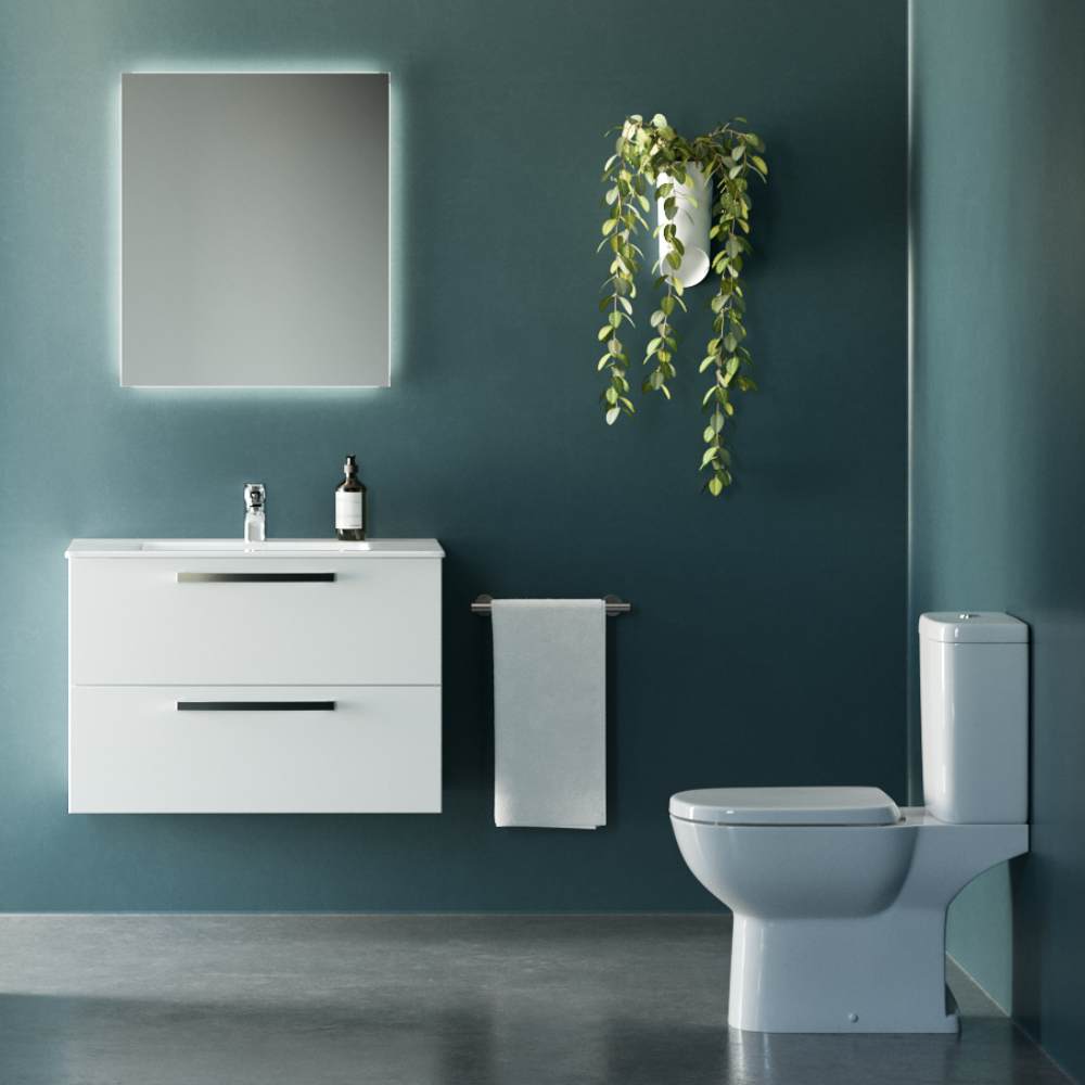 Duravit DuraStyle Basic - Umývadlo do nábytku 450x350 mm, s prepadom, biela 07434500002