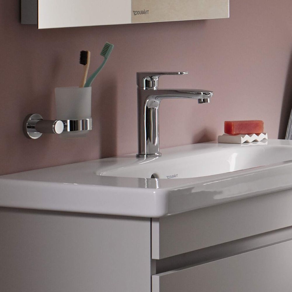 Duravit DuraStyle Basic - Umývadlo do nábytku 450x350 mm, s prepadom, biela 07434500002