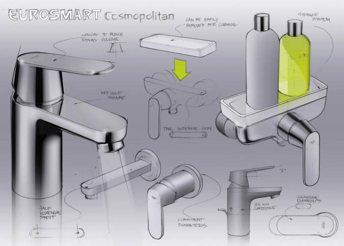 Eurosmart Cosmopolitan grohe/340 4