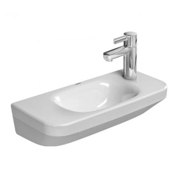 Duravit Durastyle - Umývadielko 500x220 mm, otvor na batériu vpravo, biela 0713500008