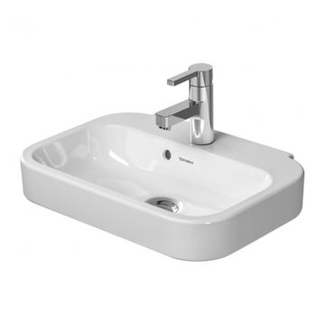 Duravit Happy D.2 - Umývadlo 500x360 mm, s prepadom, biela 0709500000