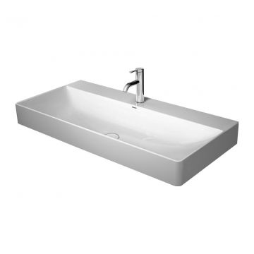 Duravit DuraSquare - Umývadlo brúsené 1000x470 mm, bez prepadu, biela 2353100071