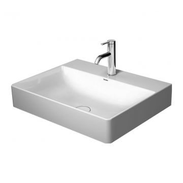 Duravit DuraSquare - Umývadlo do nábytku 600x470 mm, bez prepadu, biela 2353600041