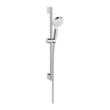 Hansgrohe Crometta - Vario sprchová súprava so sprchovou tyčou 65 cm, biela/chróm 26532400