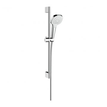 Hansgrohe Croma Select E - Sprchová súprava Vario so sprchovou tyčou 65 cm, biela/chróm 26582400