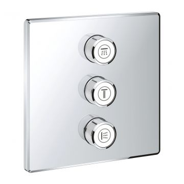 GROHE Grohtherm SmartControl - Krytka trojitého ovládača prietoku, chróm 29127000