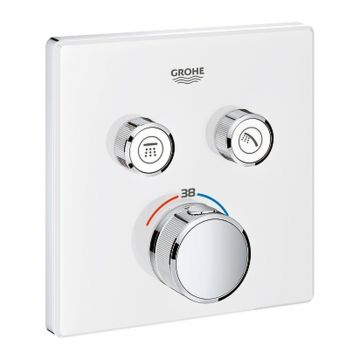 GROHE Grohtherm SmartControl - Termostat pod omietku s 2 ventilmi, mesačná biela 29156LS0