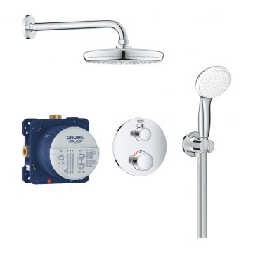 Grohe Grohtherm - Sprchový set Perfect so sprchou Temptesta 210, komplet, chróm 34727000