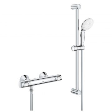 GROHE Grohtherm 500 - Termostatická sprchová batéria so sprchovou súpravou, chróm 34796000