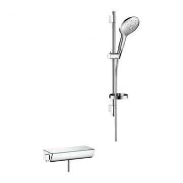 Hansgrohe Raindance Select S - Sprchová súprava 150 3jet s termostatom Ecostat Select a sprchovou tyčou 65 cm, chróm 27036000