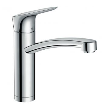 Hansgrohe Logis M31 - Kuchynská páková batéria 160 1jet, inštalácia pred okno, chróm 71833000