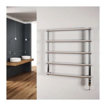 Cordivari Laura Electric - Radiátor 1300x530 mm s ručným zapnutím/vypnutím, leštená nerez 3581570400005