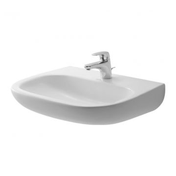 Duravit D-Code - Umývadlo Med 600x460 mm, bez prepadu, biela 23116000002