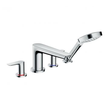 Hansgrohe Talis E - Štvorotvorová batéria na okraj vane, chróm 71748000