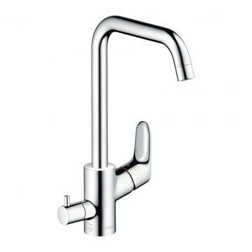 Hansgrohe Focus M41 - Kuchynská páková batéria 260, uzatvárací ventil pre spotrebič, chróm 31823000