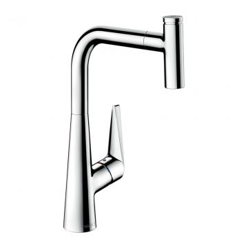 Hansgrohe Talis Select M51 - Kuchynská páková batéria 300 s vyťahovacím výtokom, 1jet, chróm 72821000