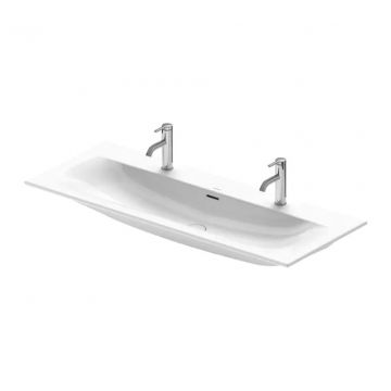 Duravit Viu - Umývadlo do nábytku 1230x490 mm, s prepadom, biela 2344120024