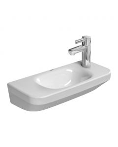 Duravit Durastyle - Umývadielko 500x220 mm, otvor na batériu vpravo, biela 0713500008