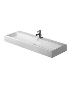 Duravit Vero - Umývadlo 1200x470 mm, 1 otvor pre armatúru, biela 0454120000