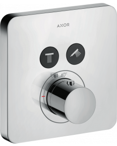 Axor ShowerSelect - Termostatická batéria pod omietku pre 2 spotrebiče, chróm 36707000