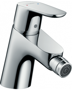 Hansgrohe Focus - Páková bidetová batéria s odtokovou súpravou Push-Open, chróm 31922000