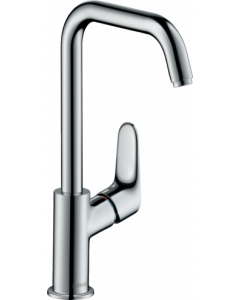 Hansgrohe Focus - Páková umývadlová batéria 240 s otočným výtokom bez odtokovej súpravy, chróm 31519000