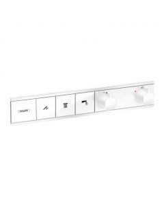 Hansgrohe RainSelect - Podomietkový termostatický modul pre 3 spotrebiče, matná biela 15381700