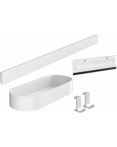 Hansgrohe WallStoris - Sada do sprchy, biela matná 27967700