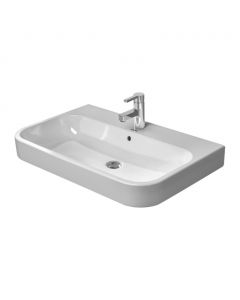 Duravit Happy D.2 - Umývadlo do nábytku s prepadom 1000x505 mm, otvor pre batériu prepichnutý, biela 2318100000