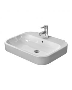 Duravit Happy D.2 - Umývadlo s prepadom 650x500 mm, biela 2316650000