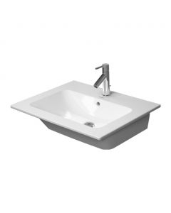 Duravit ME by Starck - Umývadlo do nábytku 630x490 mm, s prepadom, biela 2336630000