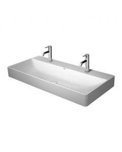 Duravit DuraSquare - Umývadlo brúsené 1000x470 mm, bez prepadu, biela 2353100072