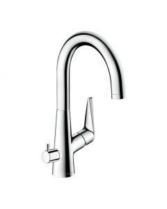 Hansgrohe Talis M51 - Páková kuchynská batéria 220 s uzatváracím ventilom, chróm 72811000