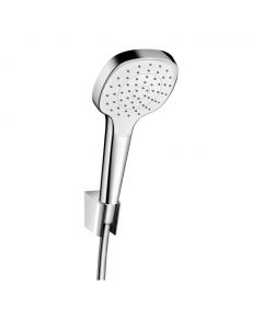 Hansgrohe Croma Select E - Sprchový set 110 1jet s hadicou 1600 mm, biela/chróm 26412400