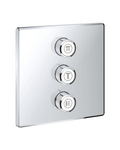 GROHE Grohtherm SmartControl - Krytka trojitého ovládača prietoku, chróm 29127000