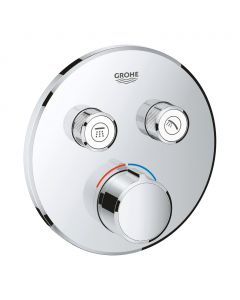 GROHE SmartControl - Krytka podomietkovej batérie s 2 ventilmi, chróm 29145000