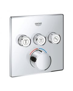 GROHE SmartControl - Podomietková batéria s 3 ventilmi, chróm 29149000