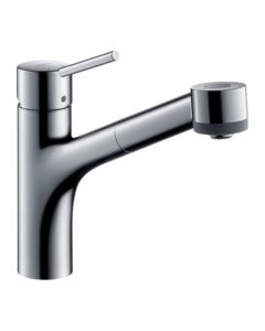 Hansgrohe Talis M52 - Kuchynská páková batéria 170, Eco, vyťahovateľná sprška, 2jet, chróm 32845000