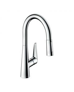 Hansgrohe Talis M51 - Kuchynská páková batéria 200, Eco, vyťahovateľná sprška, 2jet, sBox, chróm 73876000