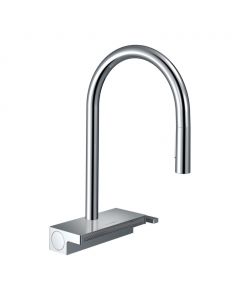 Hansgrohe Aquno Select M81 - Páková kuchynská batéria 170, vyťahovateľná sprška, 3jet, chróm 73837000