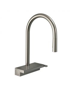 Hansgrohe Aquno Select M81 - Páková kuchynská batéria 170, vyťahovateľná sprška, 3jet, sBox, vzhľad nerezu 73831800