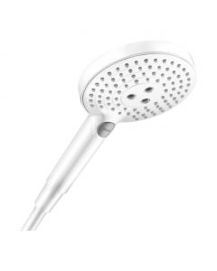 Hansgrohe Raindance Select S - Ručná sprcha 120 3jet EcoSmart, matná biela 26531700