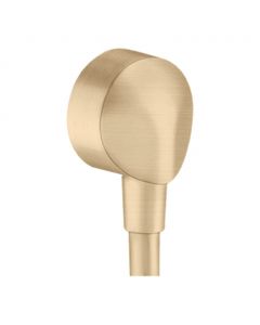 Hansgrohe FixFit E - Nástenné kolienko bez spätného ventilu, kartáčovaný bronz 27454140