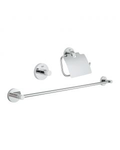 GROHE Essentials - Sada doplnkov do kúpeľne 3v1, chróm 40775001