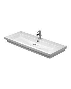 Duravit 2nd floor - Umývadlo do nábytku 1200x505 mm, s prepadom, biela 0491120000