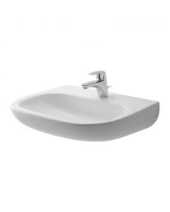 Duravit D-Code - Umývadlo Med 600x460 mm, bez prepadu, biela 23116000002