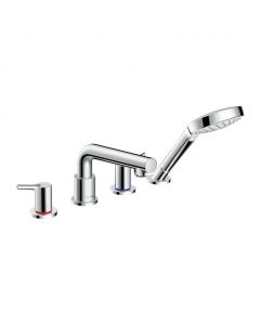 Hansgrohe Talis S - 4-otvorová batéria na okraj vane, chróm 72419000