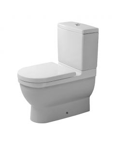 Duravit Starck 3 - Stojace kombi WC, 4,5 l, 360 x 655 mm, biele 0128090064