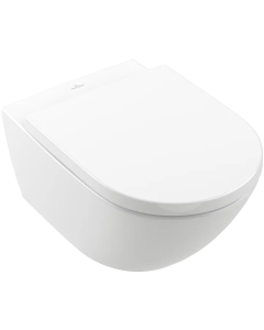 Villeroy & Boch Subway 3.0 - Combi Pack WC závesné TwistFlush + sedátko s poklopom SoftClosing, alpská biela 4670TS01