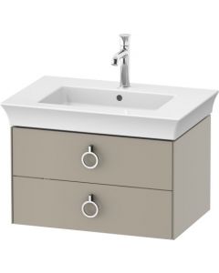 Duravit White Tulip - Skrinka pod umývadlo, závesná, 2 zásuvky, 684x458 mm, WT4351